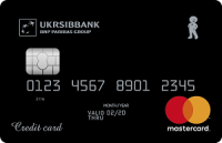 УкрСибБанк — Картка «Шоппiнг картка Алло 55» MasterCard Standard гривнi