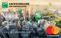 УкрСибБанк — Карта «All Inclusive Start» MasterCard Debit Contactless євро