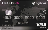 ОТП Банк — Карта «Для путешественников. TicketsTravel Card» Visa Platinum евро