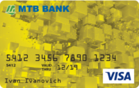 МТБ Банк — Карта «Для вкладчика» Visa Gold гривны